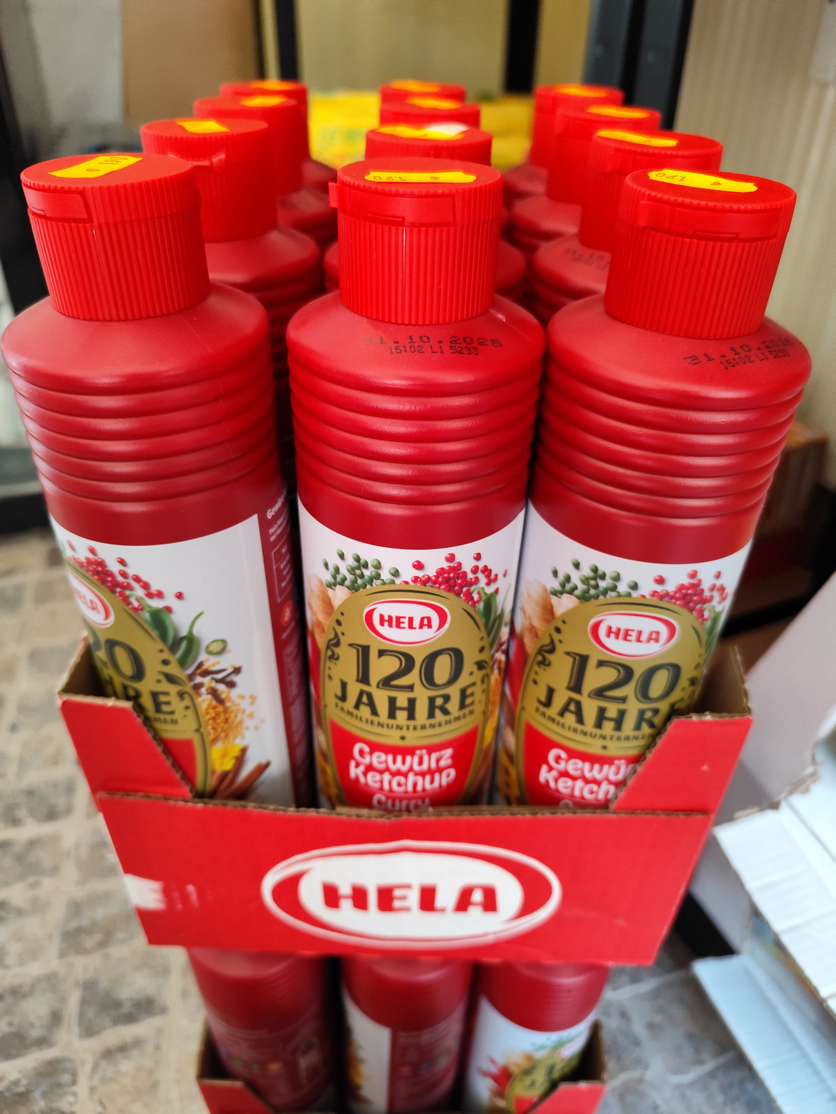 Hela Gewürtz-Ketchup Curry leicht Scharf 800 ml