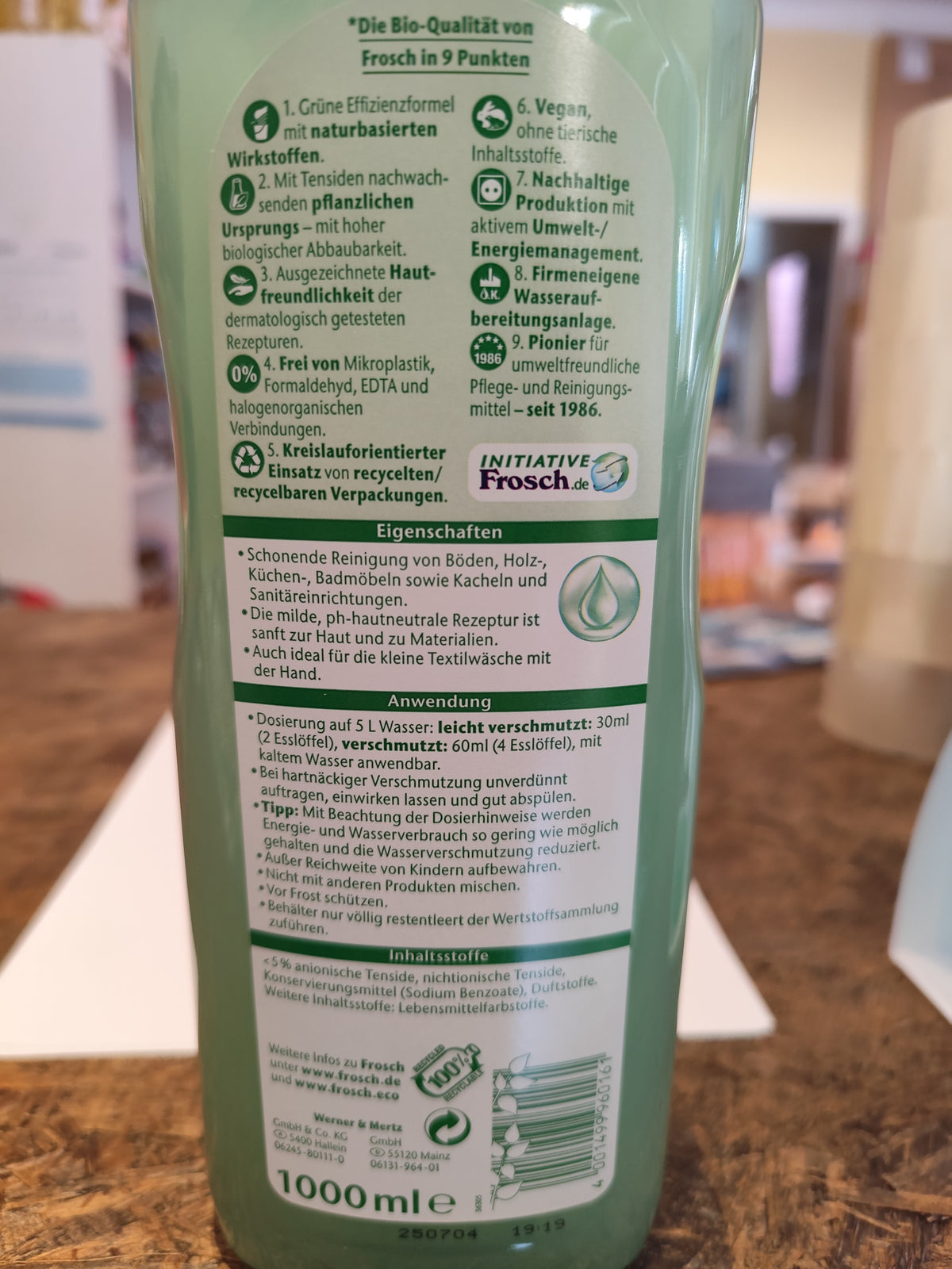Frosch - Neutral Reiniger  1000ml